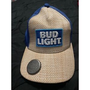 Bud‎ Light Paper Straw Adjustable Baseball Cap